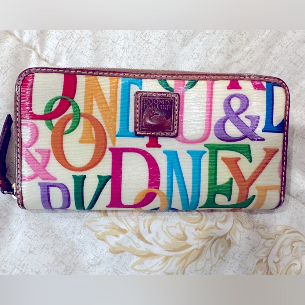 Dooney & Bourke Colorful Letter Wallet